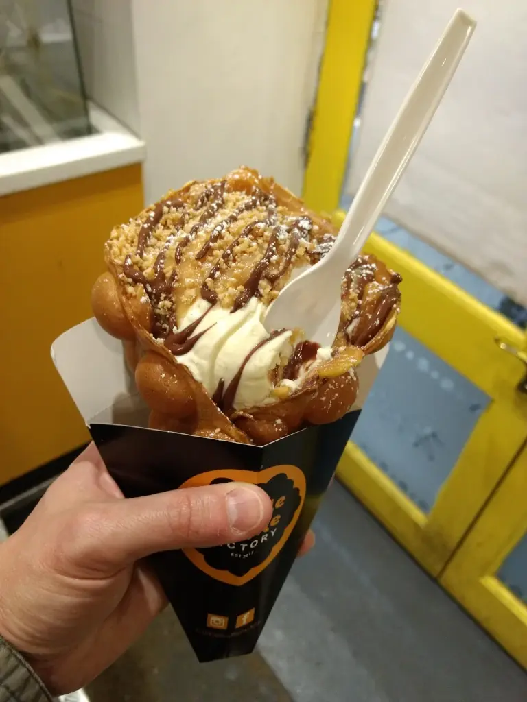 Bubble Waffle ice cream