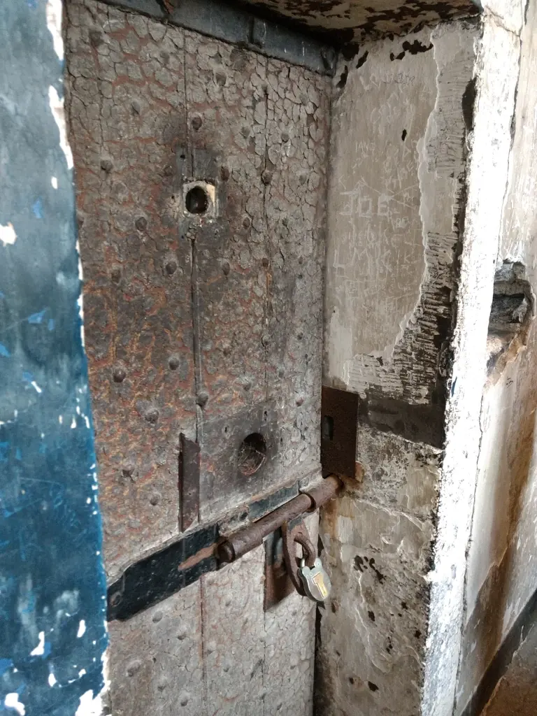 Old cell door