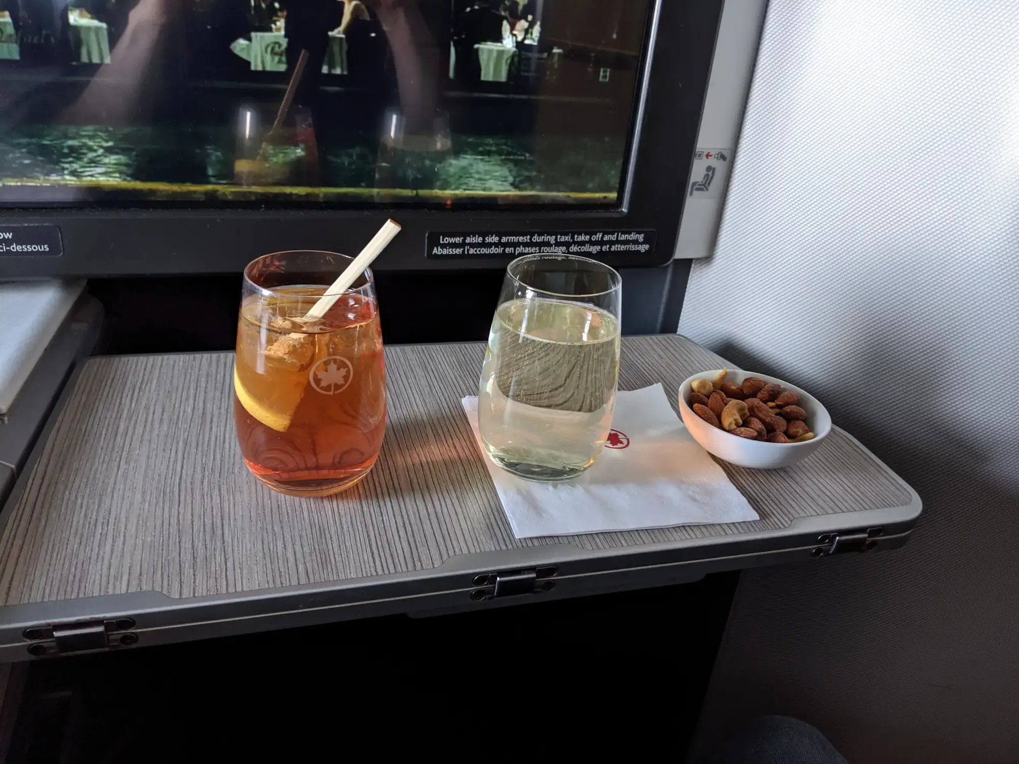 Champagne and cocktail