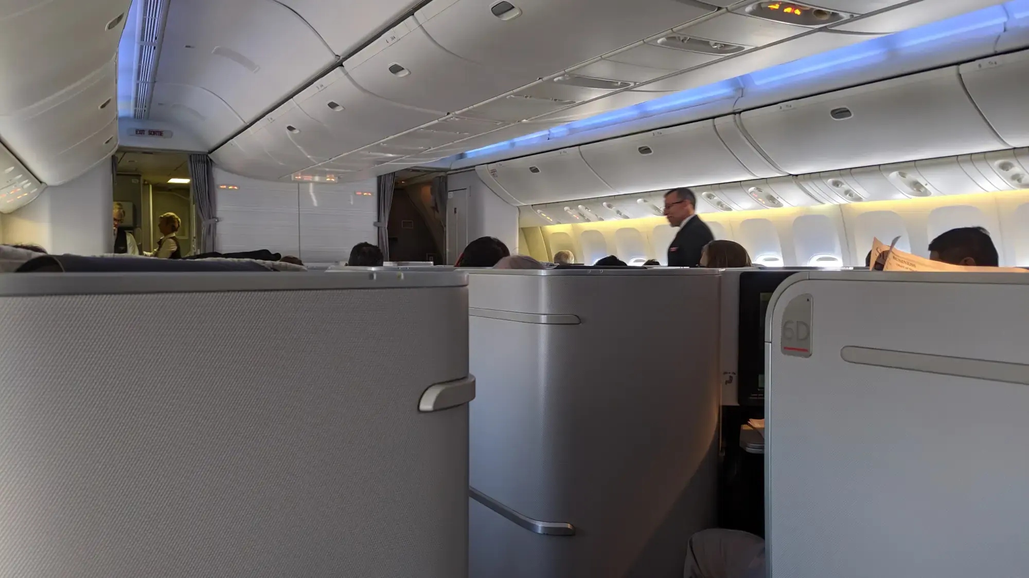 Air Canada Business Class cabin