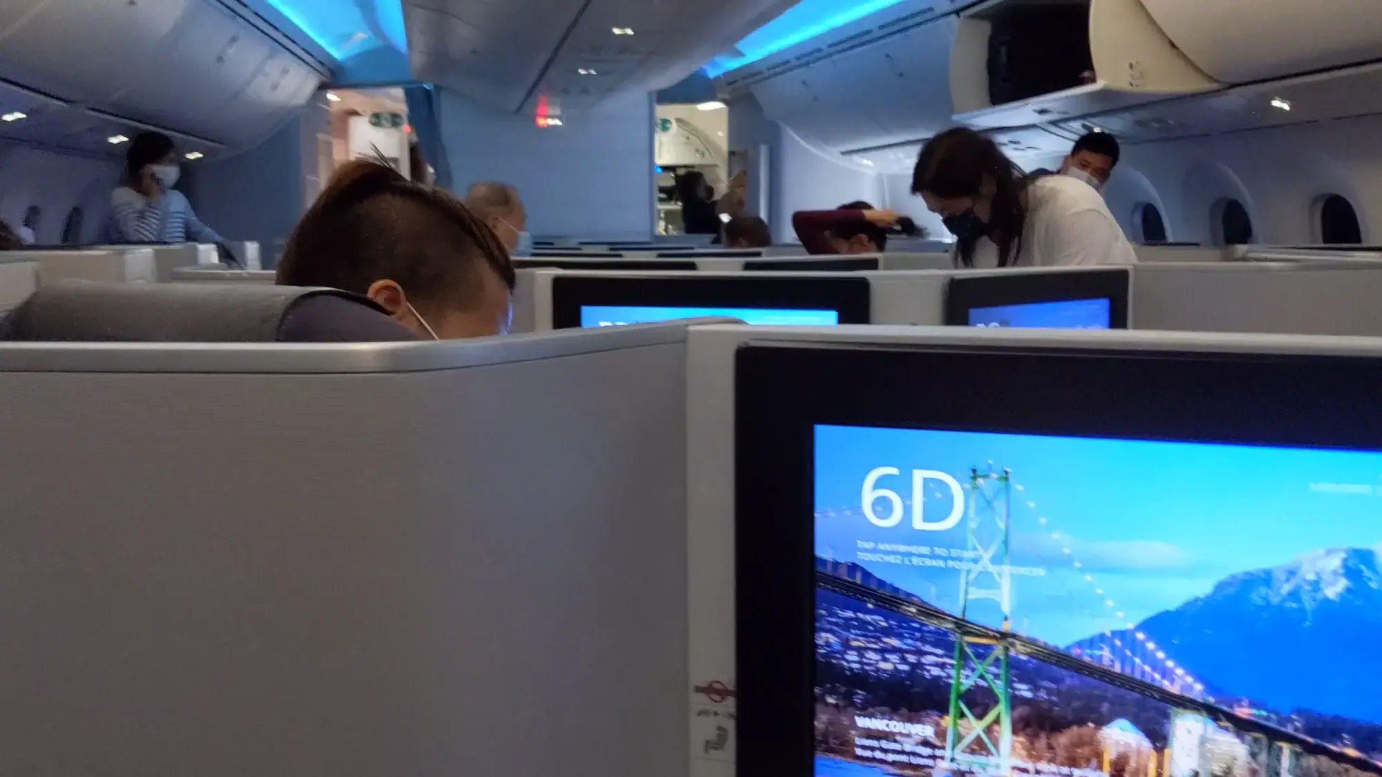 Japan Airlines Business Class cabin