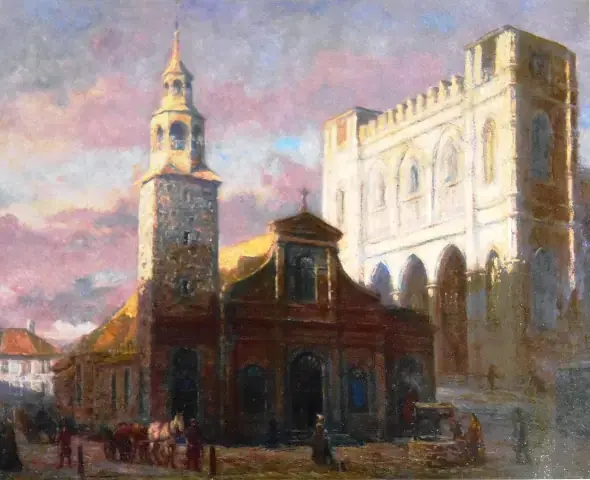 Original Cathedral & new Basilica