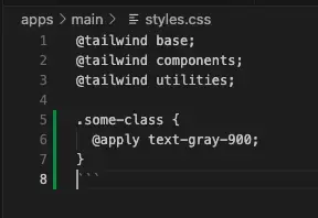 Tailwind CSS IntelliSense installed