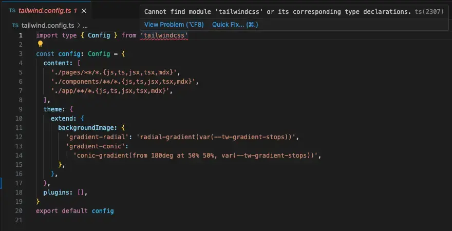 Cannot find module error