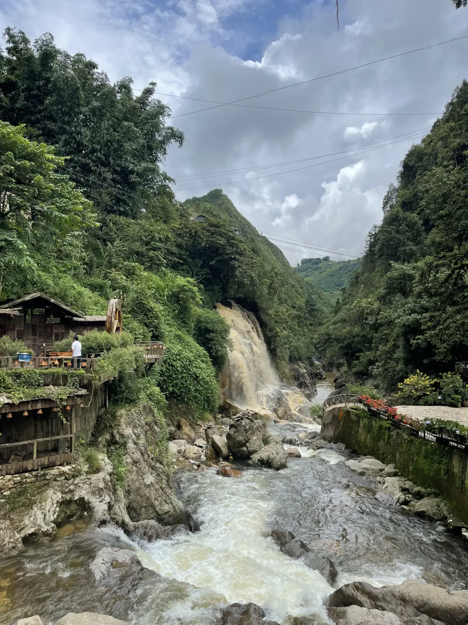Walking through Cat Cat Village