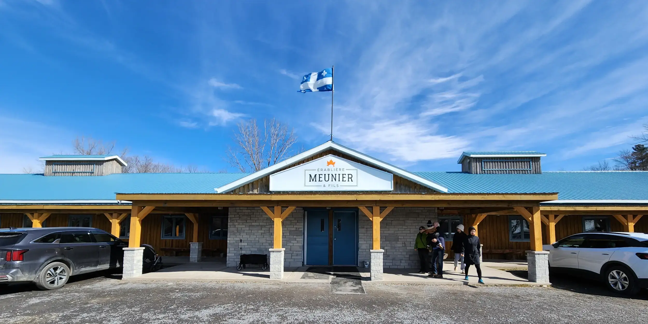 Sugaring Off at Érablière Meunier, Montreal, Canada