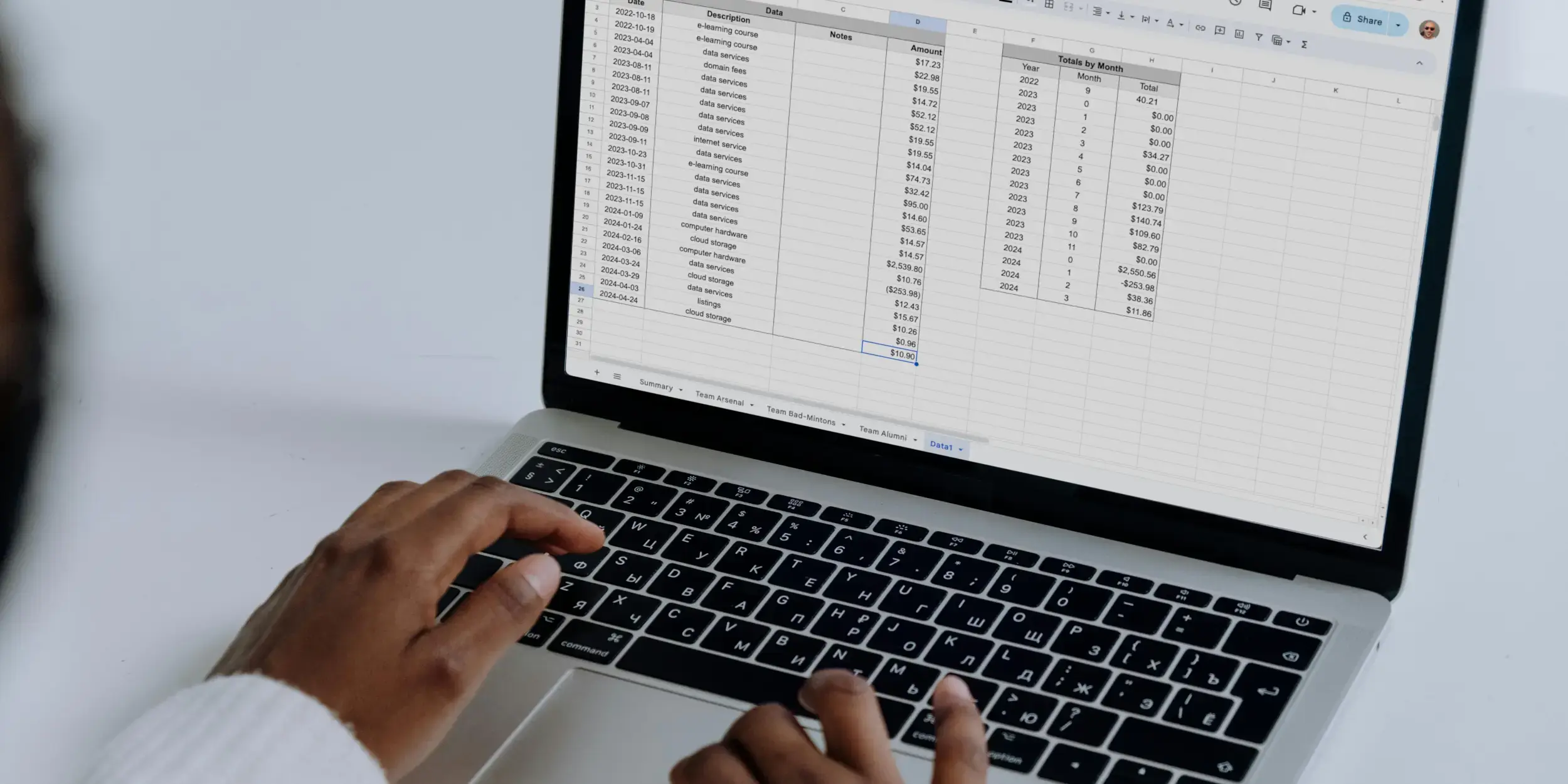 Using LAMBDAs in Google Sheets to Create Filler Data