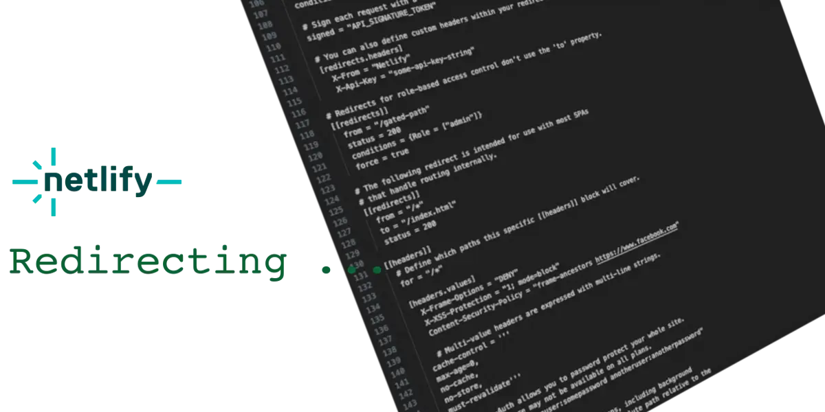 Cover Image for How to Redirect URLs with Netlify