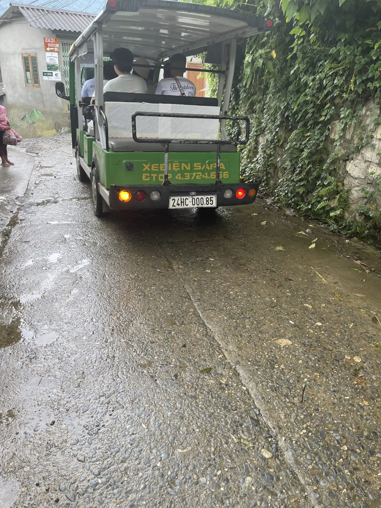 Narrow roads near S Plus Bungalow