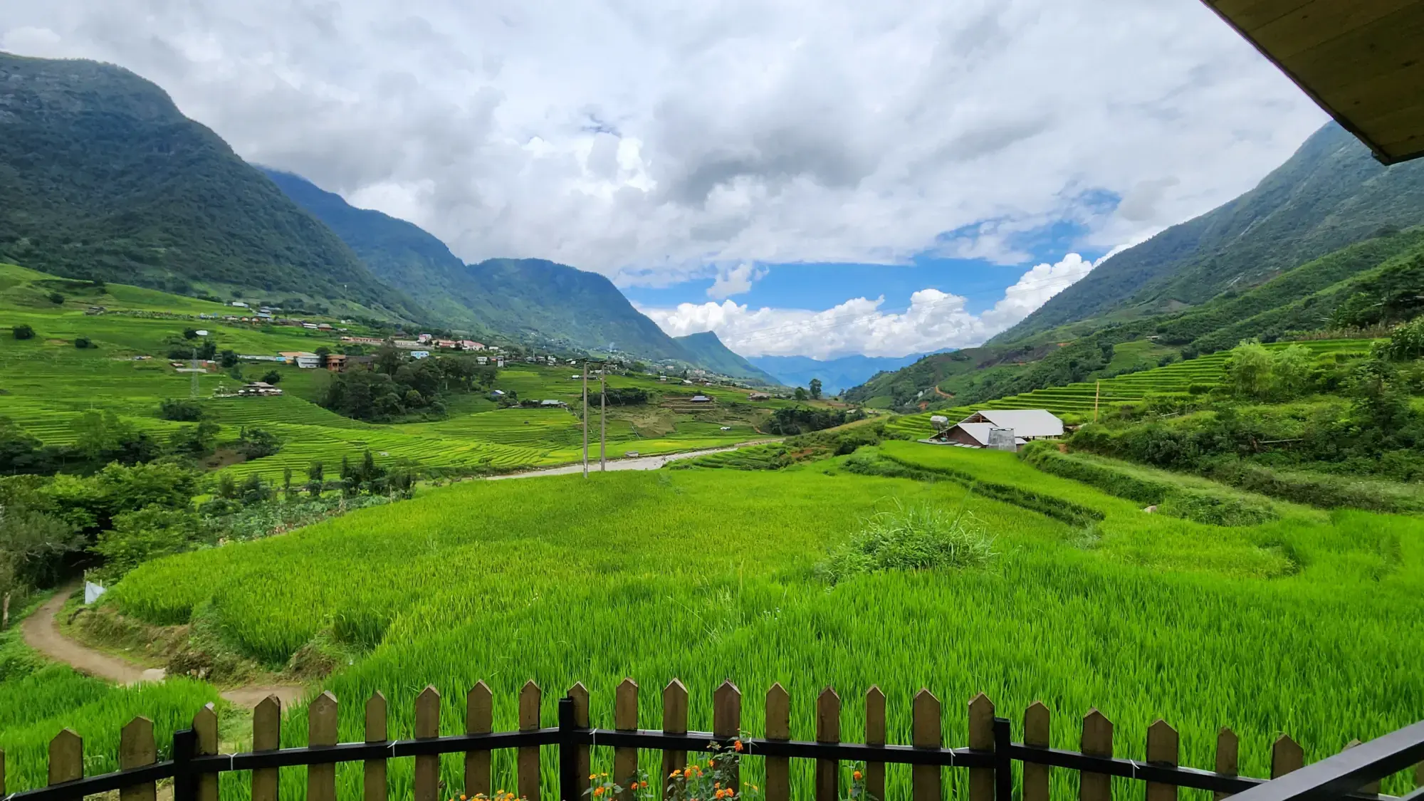 S Plus Bungalow cabin balcony view