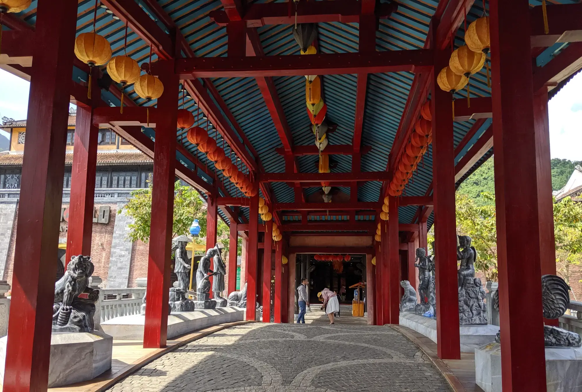 Arriving at Ba Na Hills Arriving at Ba Na Hills