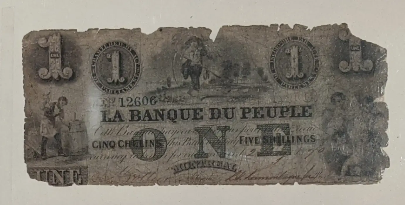 Banque du Peuple Bank Note Banque du Peuple Bank Note