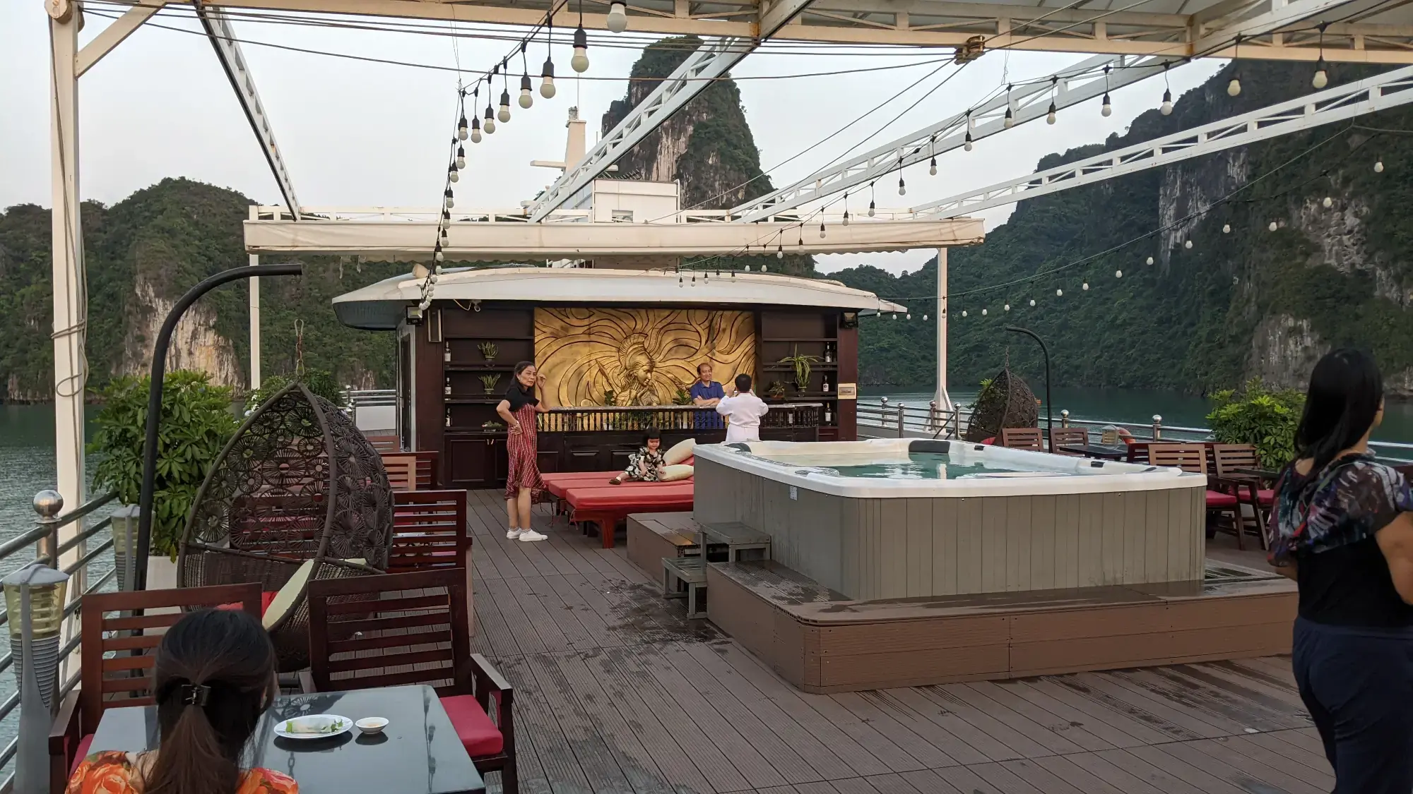 Relaxing on the Top Deck Relaxing on the Top Deck