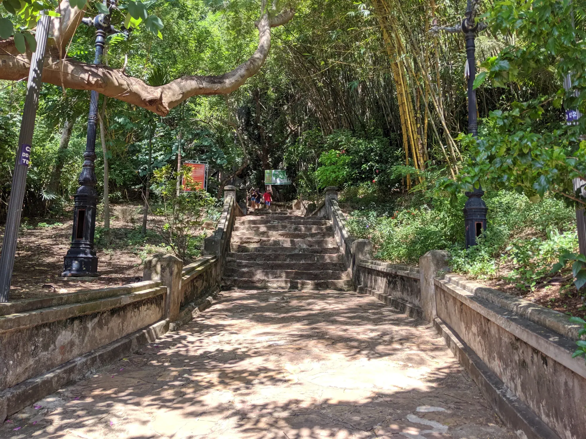 Marble Mountains steps Marble Mountains steps