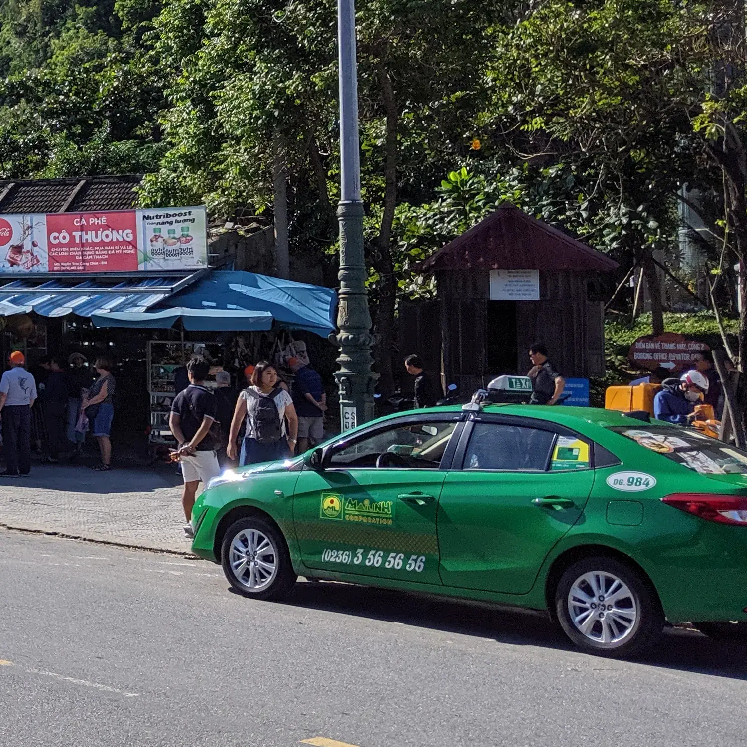 Marble Mountains ticket booth Marble Mountains ticket booth