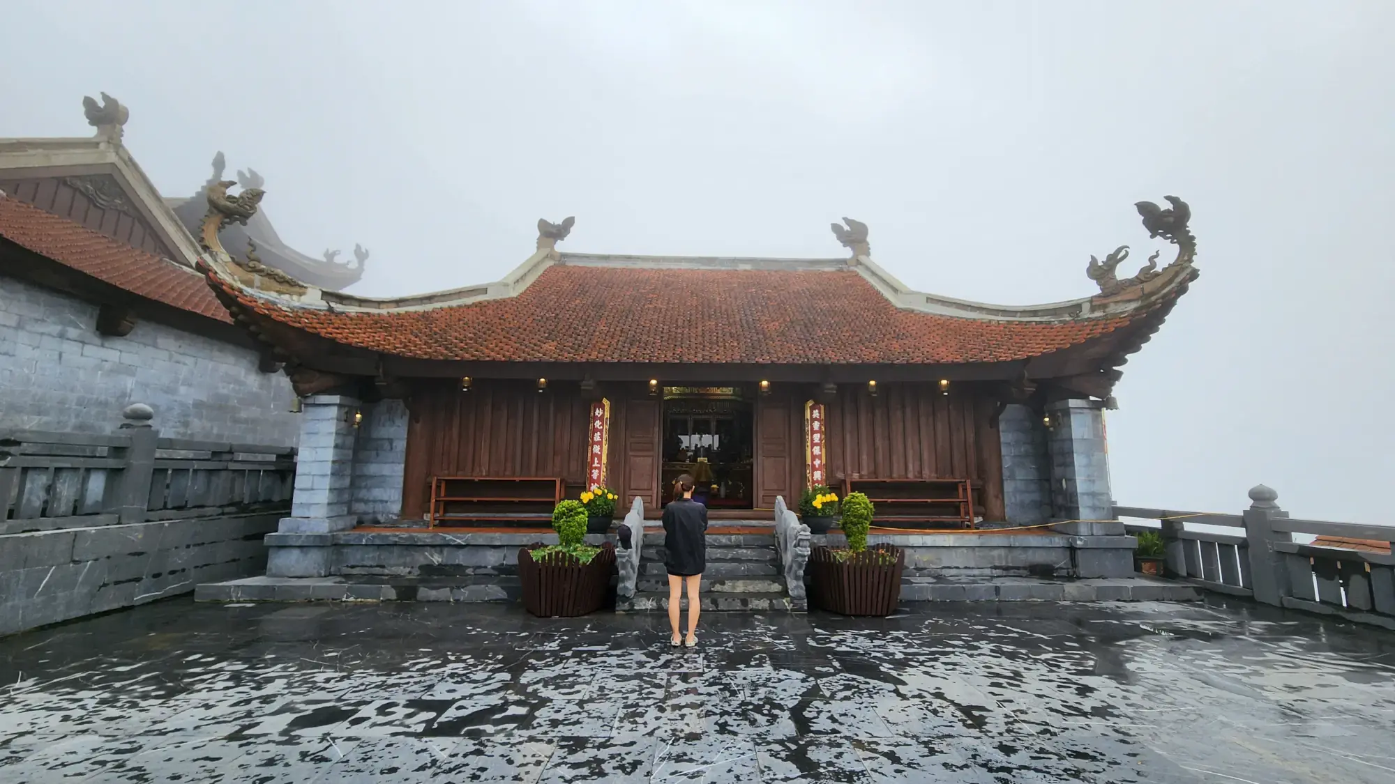 Pagodas at Fansipan Mountain Pagodas at Fansipan Mountain