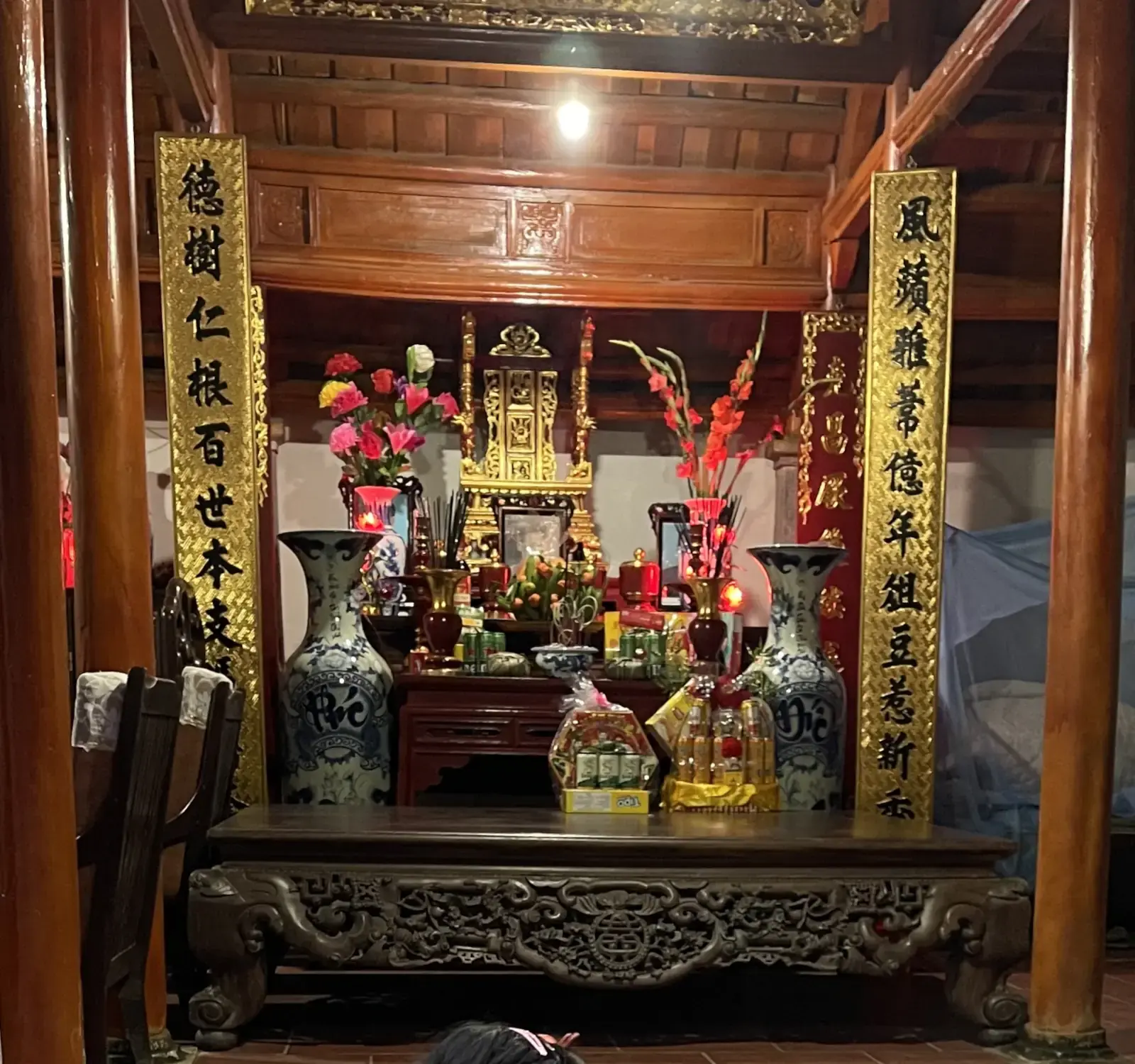 Paying respects to ancestors Paying respects to ancestors