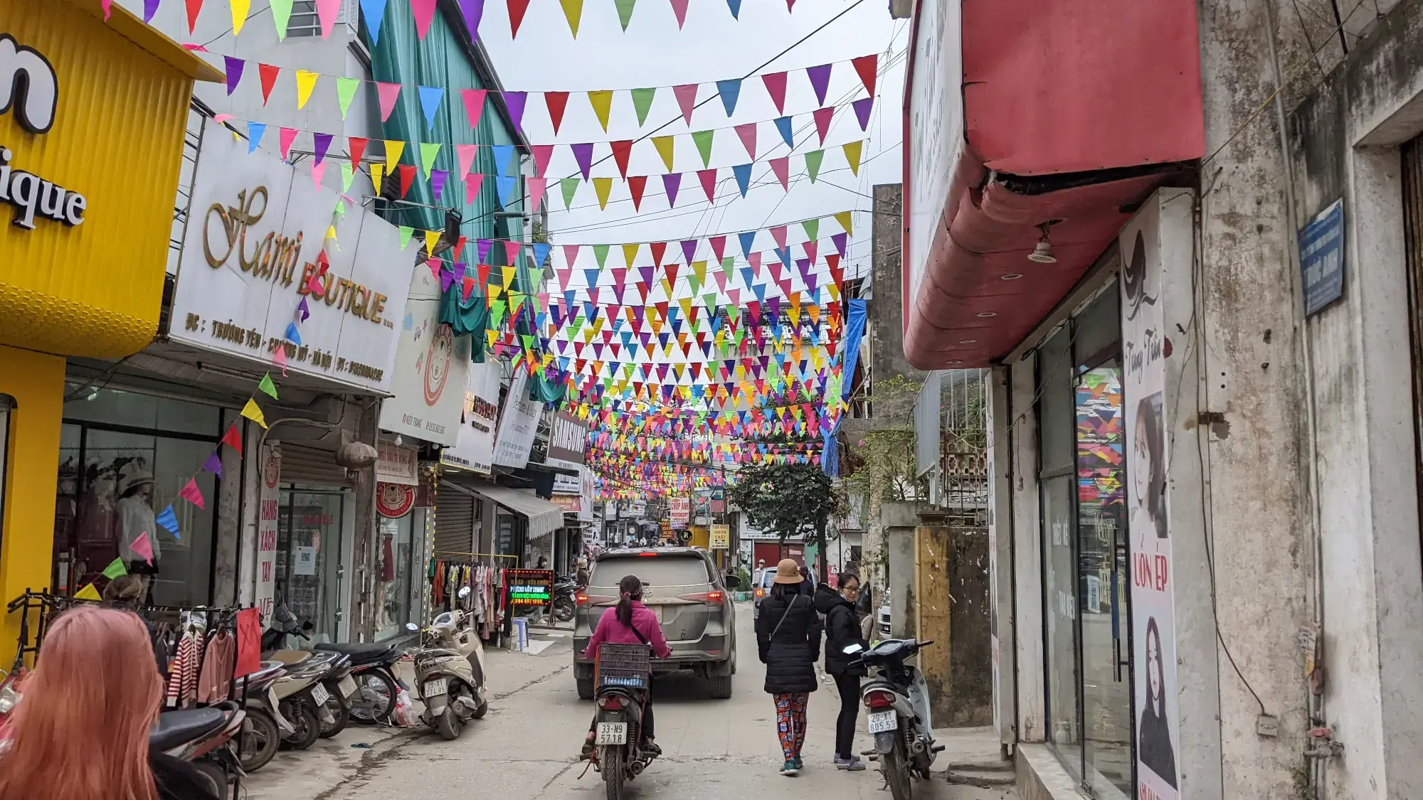 Hometown streets decorated Hometown streets decorated