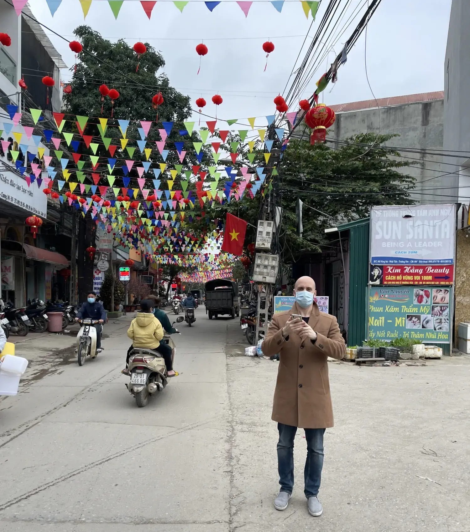 Hometown streets decorated Hometown streets decorated