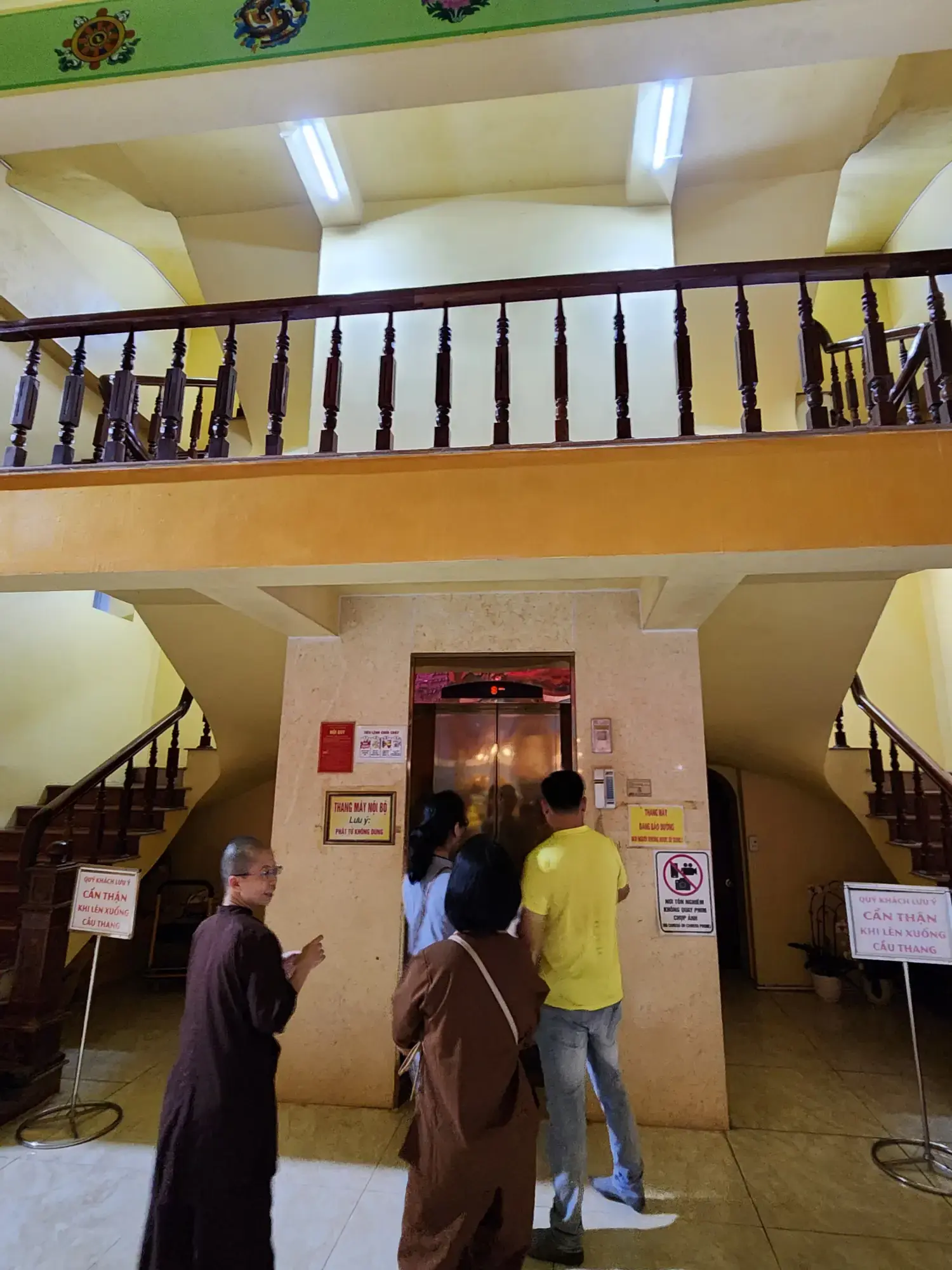 Khai Nguyen Big Buddha elevator & stairs Khai Nguyen Big Buddha elevator & stairs